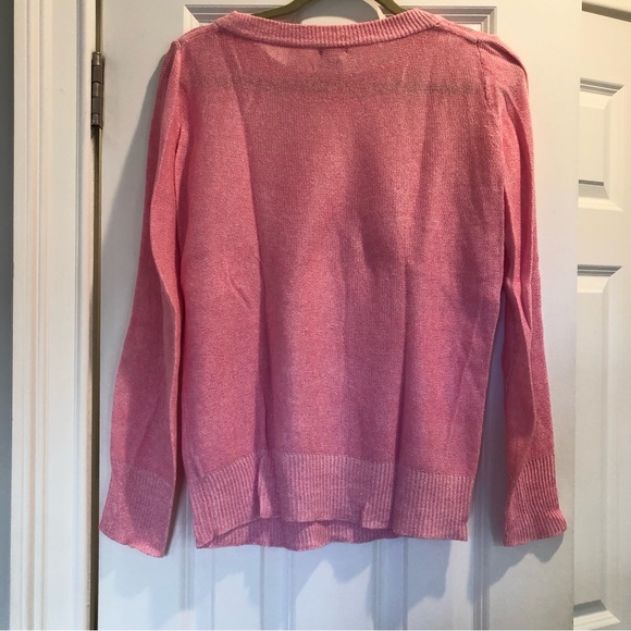 J.Crew Bright Pink Sweater, size medium - Picture 2 of 5